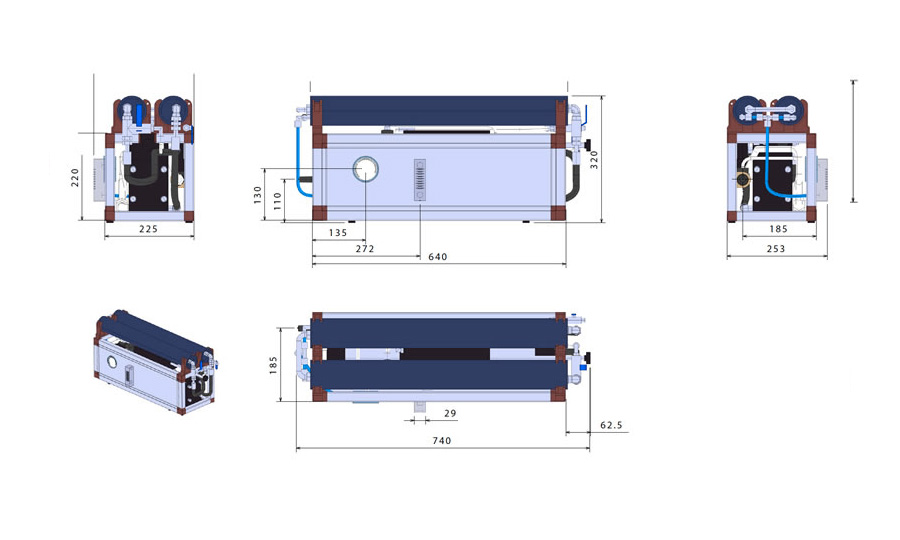 Modular 35 (afmetingen)